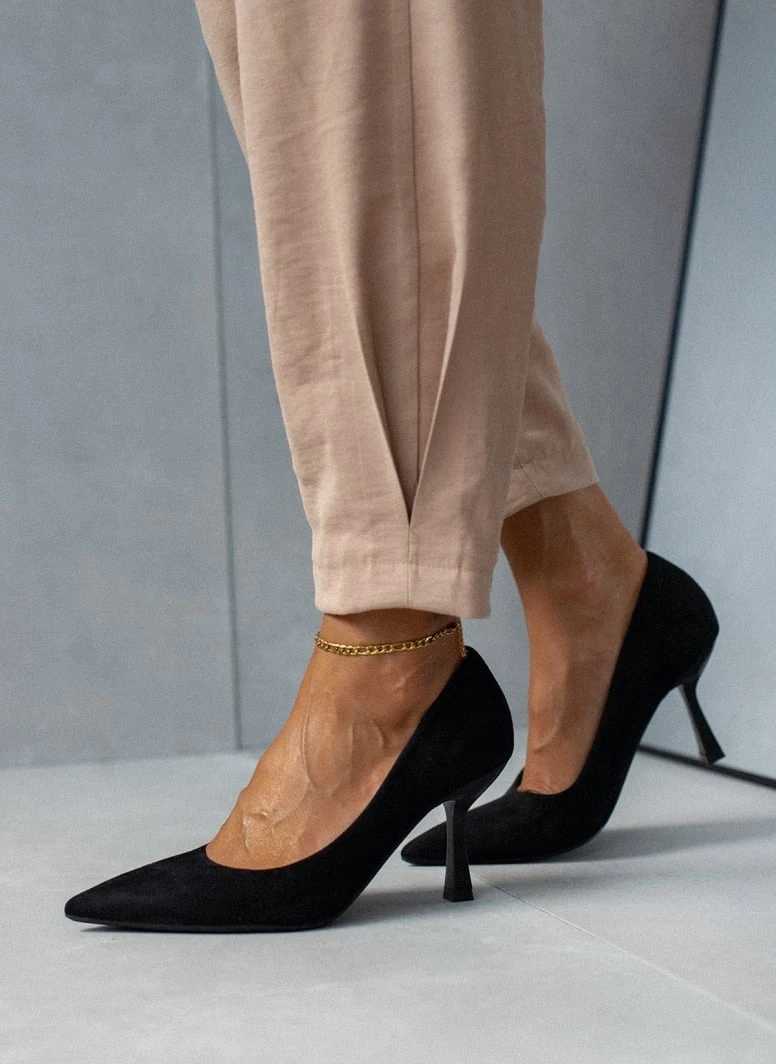 The Fashion Project Γόβες Suede με λεπτό τακούνι - Μαύρο 7 The Fashion Project Γόβες Suede με λεπτό τακούνι - Μαύρο - Image 7