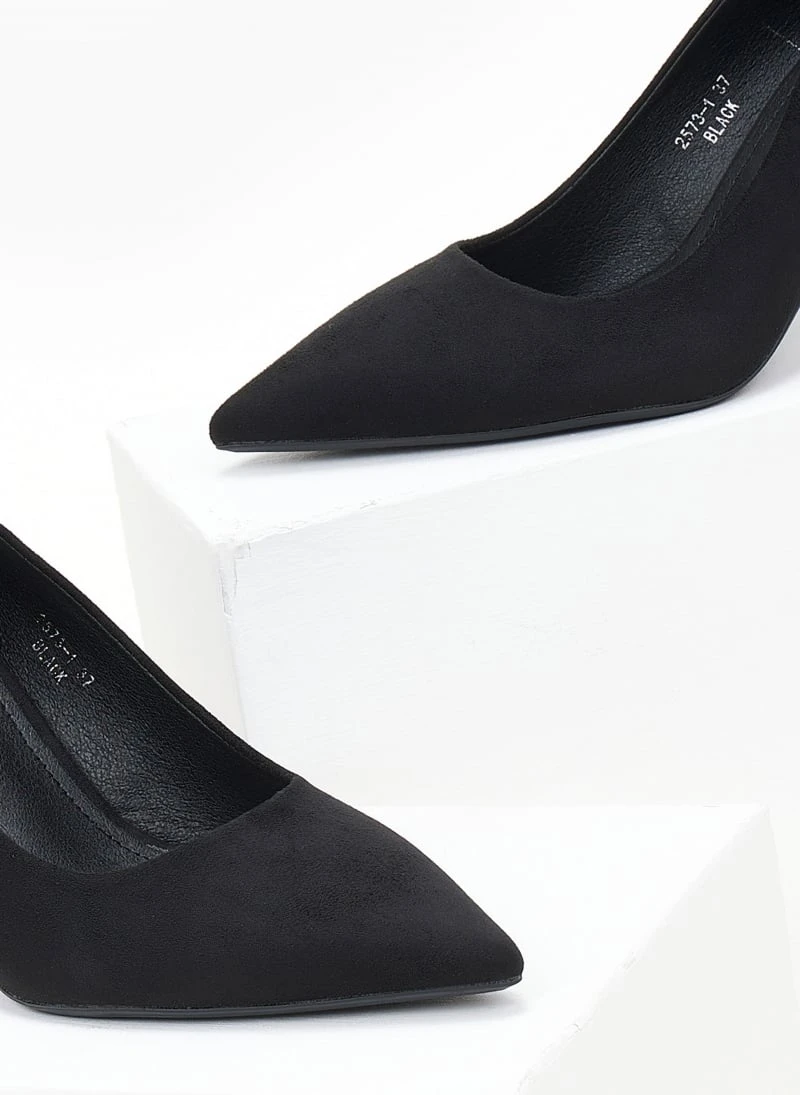 The Fashion Project Γόβες Suede με λεπτό τακούνι - Μαύρο 6 The Fashion Project Γόβες Suede με λεπτό τακούνι - Μαύρο - Image 6