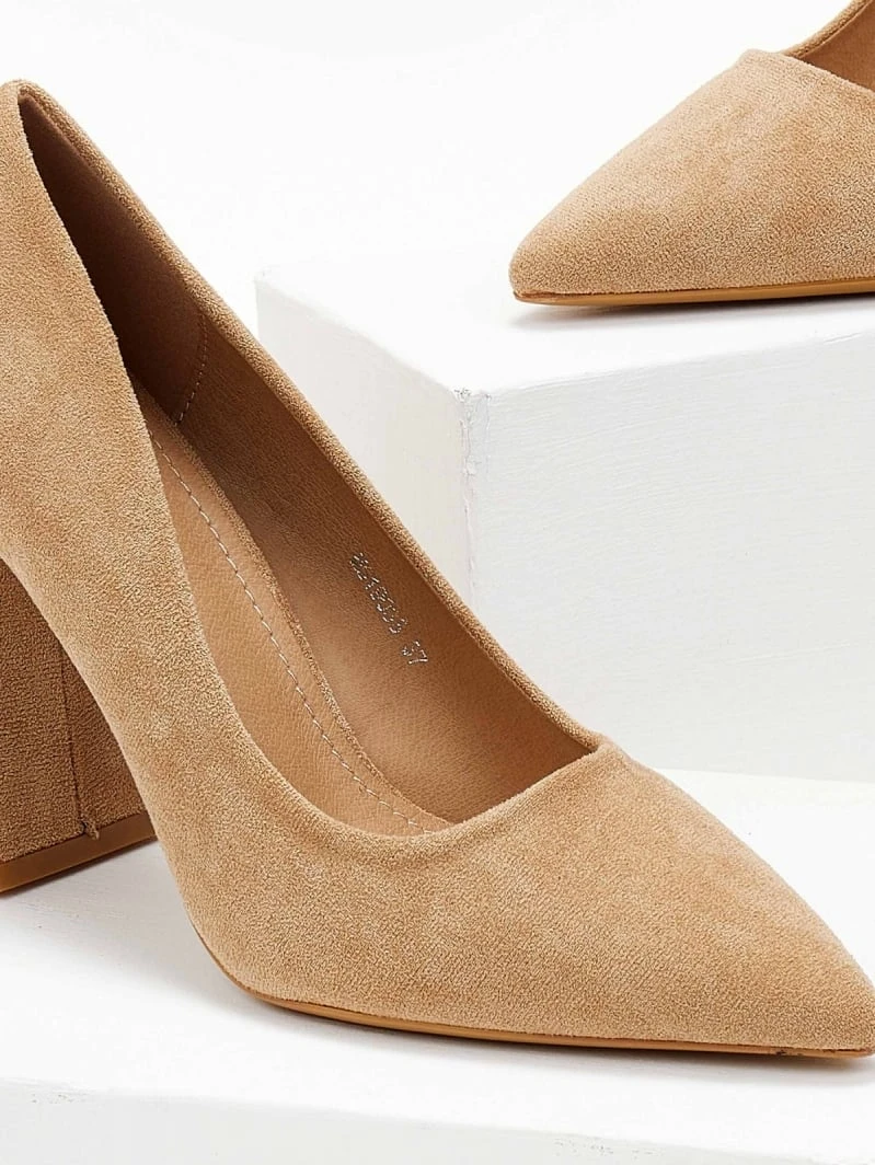 The Fashion Project Γόβες Suede με ντυμένο τακούνι - Πούρο 5 The Fashion Project Γόβες Suede με ντυμένο τακούνι - Πούρο - Image 5