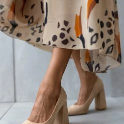 The Fashion Project Γόβες Suede με ντυμένο τακούνι - Πούρο