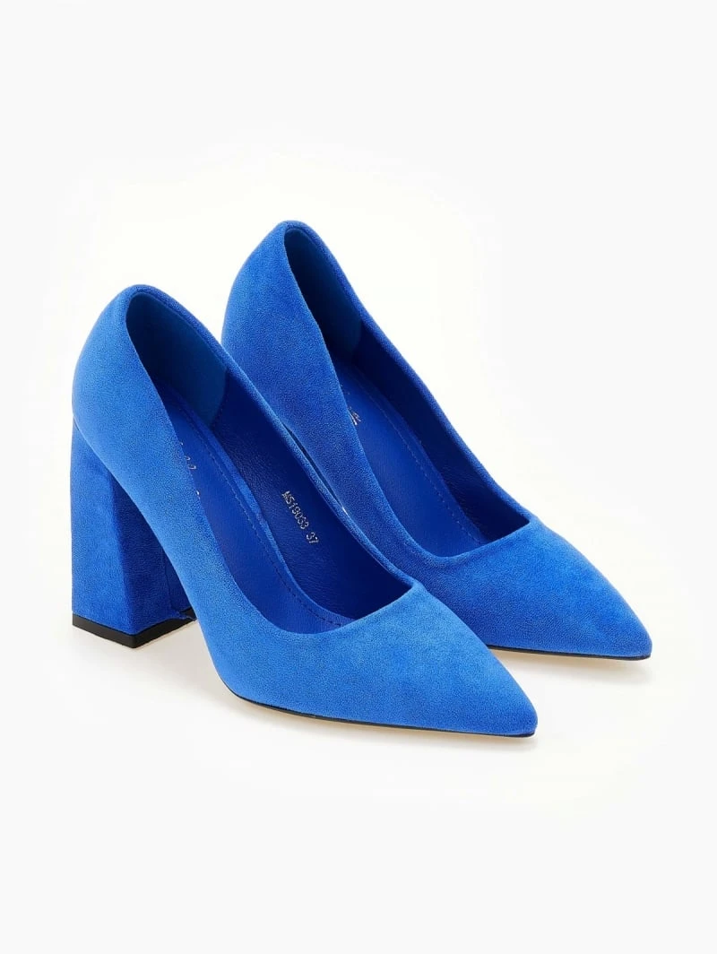 The Fashion Project Γόβες Suede με ντυμένο τακούνι - Μπλε 6 The Fashion Project Γόβες Suede με ντυμένο τακούνι - Μπλε - Image 6