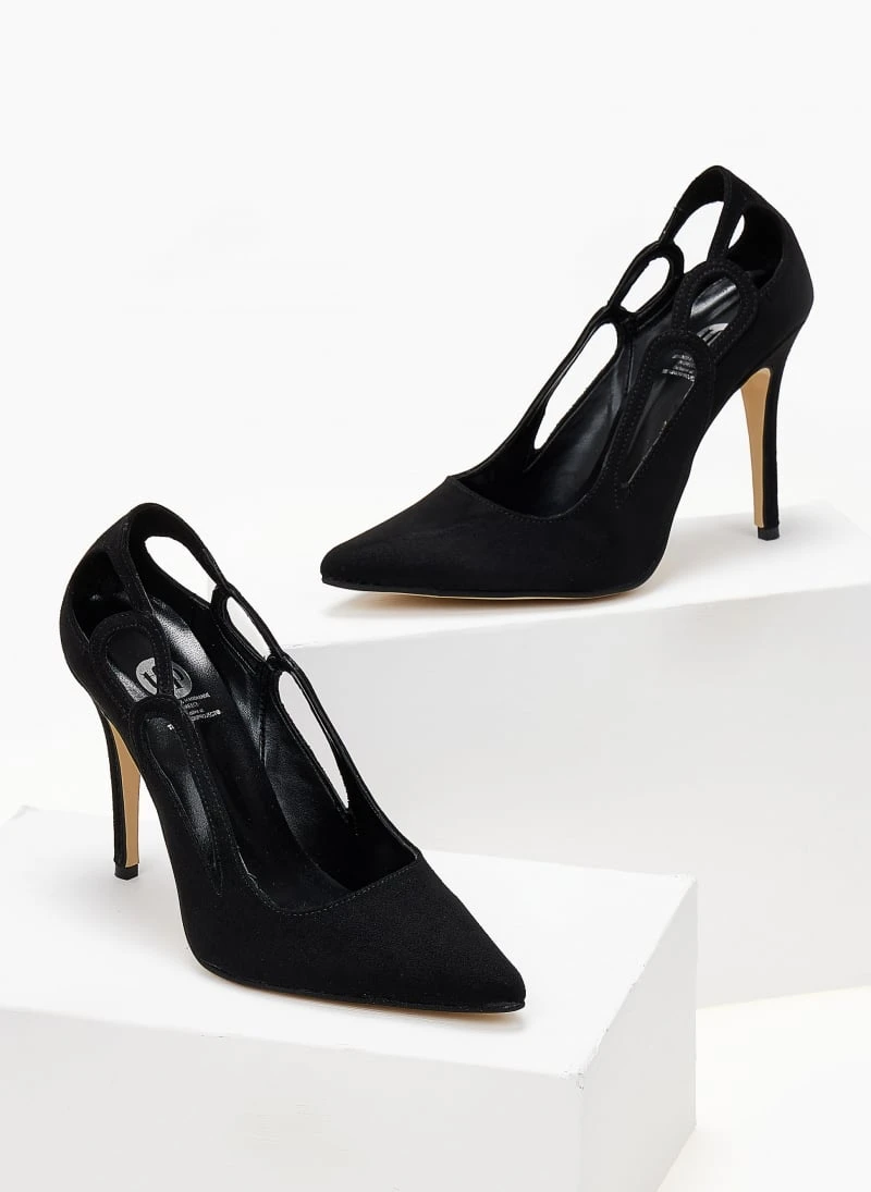 Γόβες μυτερές με ανοίγματα Tfp - Μαύρο 2 Γόβες μυτερές με ανοίγματα Tfp - Μαύρο - Image 2