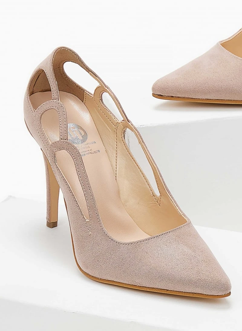 Γόβες μυτερές με ανοίγματα Tfp - Nude 4 Γόβες μυτερές με ανοίγματα Tfp - Nude - Image 4