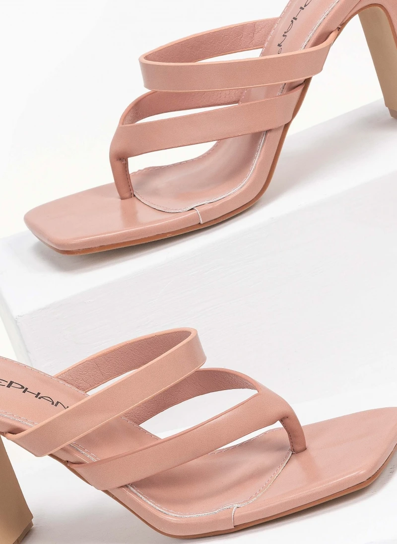 The Fashion Project Mules καρέ με λουράκια - Nude 8 The Fashion Project Mules καρέ με λουράκια - Nude - Image 8