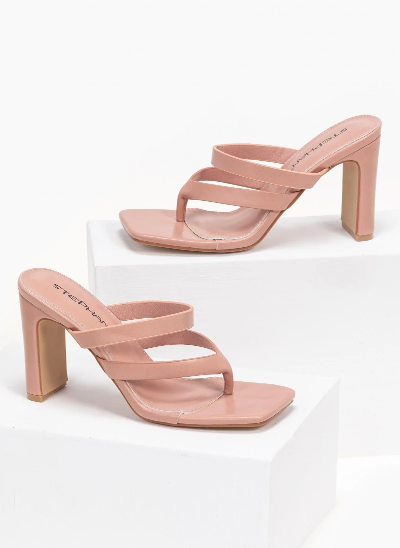 The Fashion Project Mules καρέ με λουράκια - Nude 7 The Fashion Project Mules καρέ με λουράκια - Nude - Image 7