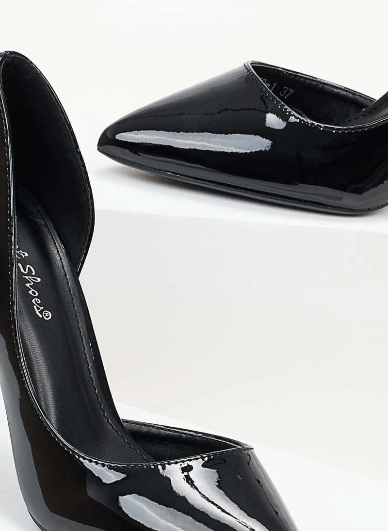 The Fashion Project Γόβες λουστρίνι με άνοιγμα στο πλάι - Μαύρο 5 The Fashion Project Γόβες λουστρίνι με άνοιγμα στο πλάι - Μαύρο - Image 5