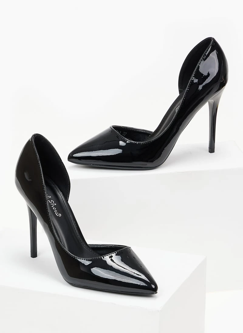 The Fashion Project Γόβες λουστρίνι με άνοιγμα στο πλάι - Μαύρο 6 The Fashion Project Γόβες λουστρίνι με άνοιγμα στο πλάι - Μαύρο - Image 6