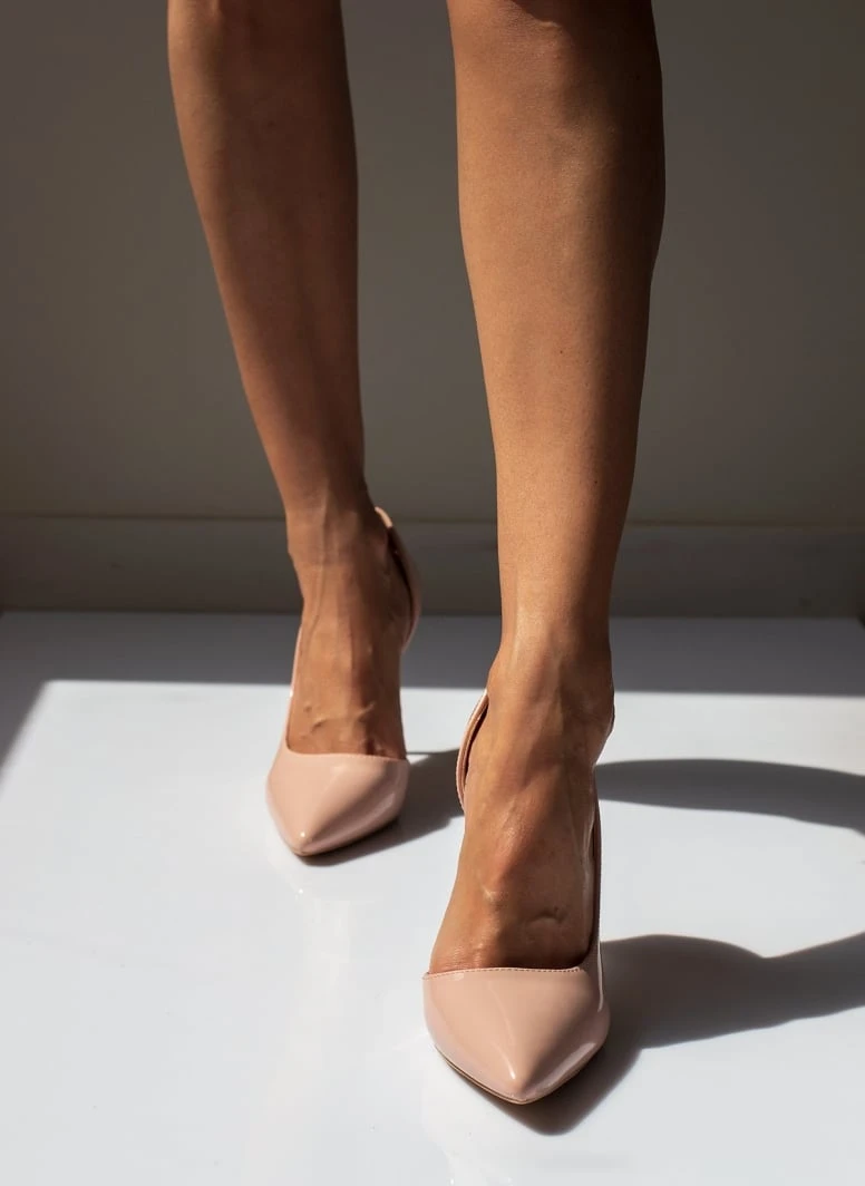 The Fashion Project Γόβες λουστρίνι με άνοιγμα στο πλάι - Nude 4 The Fashion Project Γόβες λουστρίνι με άνοιγμα στο πλάι - Nude - Image 4