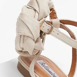 The Fashion Project Μπαλαρίνες Suede με Lace Up δέσιμο - Μπεζ -Γόβες Εκπτώσεις mpalarines suede me lace up desimo 103382 ohxm