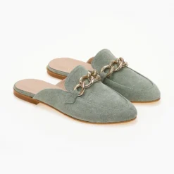 Mules καστόρινα με αλυσίδα Estil - Μέντα 7 Mules καστόρινα με αλυσίδα Estil - Μέντα -Γόβες Εκπτώσεις mules estil kastorina me alusida 103679 8rw9