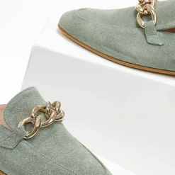 Mules καστόρινα με αλυσίδα Estil - Μέντα 6 Mules καστόρινα με αλυσίδα Estil - Μέντα -Γόβες Εκπτώσεις mules estil kastorina me alusida 103679 d7in