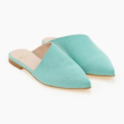 Mules με ασύμμετρο σχέδιο Estil - Μέντα -Γόβες Εκπτώσεις mules estil me asummetro sxedio 102844 0zbs
