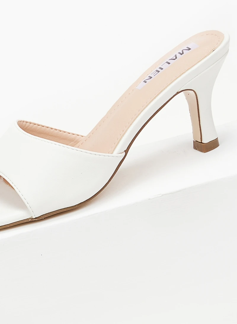 The Fashion Project Mules με φαρδιά φάσα - Λευκό 3 The Fashion Project Mules με φαρδιά φάσα - Λευκό - Image 3