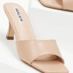 The Fashion Project Mules με φαρδιά φάσα - Μπεζ -Γόβες Εκπτώσεις mules me fardia fasa 99890 cck7