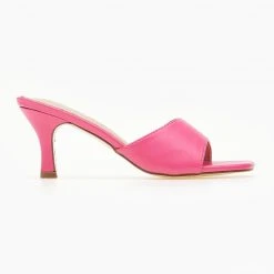 The Fashion Project Mules με φαρδιά φάσα - Φούξια