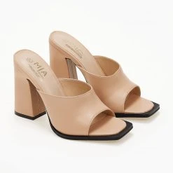 The Fashion Project Mules με ιδιαίτερη σόλα - Μπεζ -Γόβες Εκπτώσεις mules me idiaiteri sola 103630 yaxx