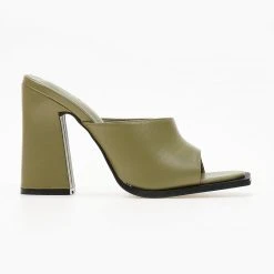 The Fashion Project Mules με ιδιαίτερη σόλα - Λαδί