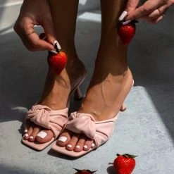 The Fashion Project Mules με κόμπο - Ροζ