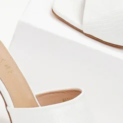 The Fashion Project Mules με Pattern στη φάσα - Λευκό -Γόβες Εκπτώσεις mules me pattern sti fasa 102753 nnk4