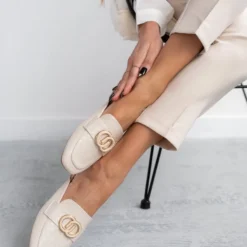 The Fashion Project Mules Flat με πλεκτό Pattern - Μπεζ -Γόβες Εκπτώσεις mules me plekto pattern 101786 dbke