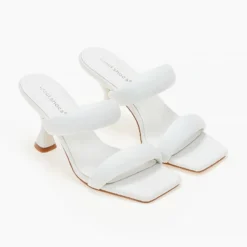 The Fashion Project Mules με Puffed φάσες - Λευκό 13 The Fashion Project Mules με Puffed φάσες - Λευκό -Γόβες Εκπτώσεις mules me puffed fases 103983 1vk2