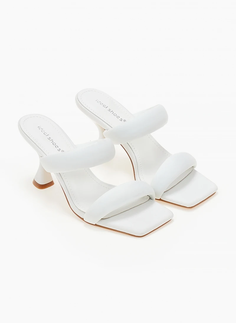 The Fashion Project Mules με Puffed φάσες - Λευκό 7 The Fashion Project Mules με Puffed φάσες - Λευκό - Image 7