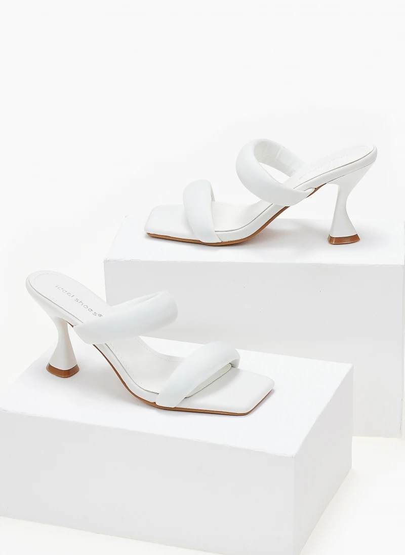 The Fashion Project Mules με Puffed φάσες - Λευκό 6 The Fashion Project Mules με Puffed φάσες - Λευκό - Image 6