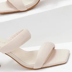 The Fashion Project Mules με Puffed φάσες - Μπεζ -Γόβες Εκπτώσεις mules me puffed fases 103985 fsvw