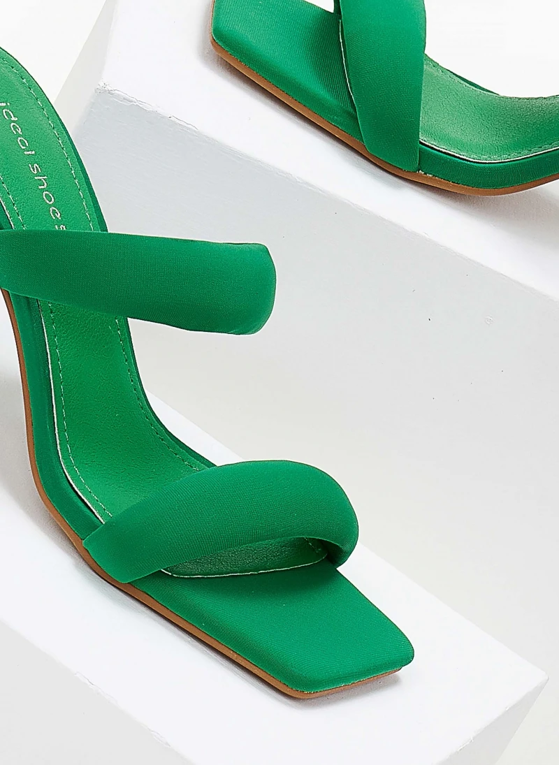 The Fashion Project Mules με Puffed φάσες - Πράσινο 4 The Fashion Project Mules με Puffed φάσες - Πράσινο - Image 4