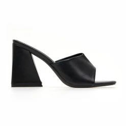 The Fashion Project Mules με τρίγωνο τακούνι - Μαύρο