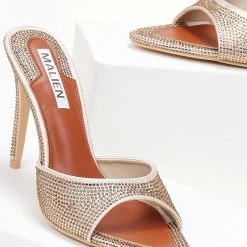 The Fashion Project Mules μυτερά με Strass - Χρυσό 12 The Fashion Project Mules μυτερά με Strass - Χρυσό -Γόβες Εκπτώσεις mules mutera me strass 104793 3t8z