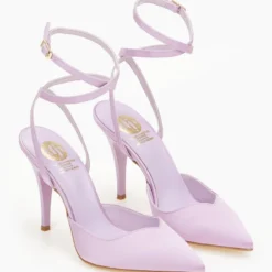 Γόβες μυτερές με δέσιμο Tfp - Λιλά 7 Γόβες μυτερές με δέσιμο Tfp - Λιλά -Γόβες Εκπτώσεις mules mutera tfp me desimo 100376 65kg