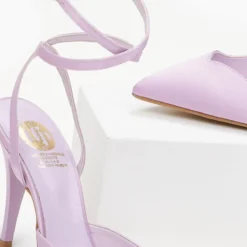 Γόβες μυτερές με δέσιμο Tfp - Λιλά 6 Γόβες μυτερές με δέσιμο Tfp - Λιλά -Γόβες Εκπτώσεις mules mutera tfp me desimo 100376 l5i8