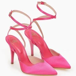 Γόβες μυτερές με δέσιμο Tfp - Φούξια -Γόβες Εκπτώσεις mules mutera tfp me desimo 100556 nniu