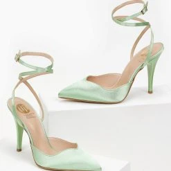 Γόβες μυτερές με δέσιμο Tfp - Βεραμάν -Γόβες Εκπτώσεις mules mutera tfp me desimo 100652 612u 1