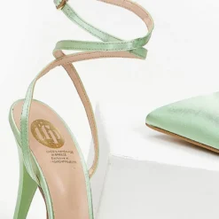 Γόβες μυτερές με δέσιμο Tfp - Βεραμάν -Γόβες Εκπτώσεις mules mutera tfp me desimo 100652 dhh3