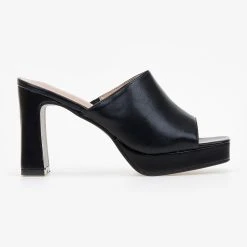 The Fashion Project Mules πέδιλα με χωστή φάσα - Μαύρο