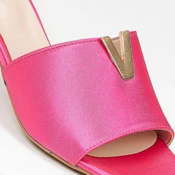 Mules σατέν με μεταλλικό στοιχείο Tfp - Φούξια -Γόβες Εκπτώσεις mules saten tfp me metalliko stoixeio 100390 v4jd