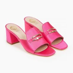 The Fashion Project Mules σατέν σε καρέ γραμμή Tfp - Φούξια 6 The Fashion Project Mules σατέν σε καρέ γραμμή Tfp - Φούξια -Γόβες Εκπτώσεις mules saten tfp se kare grammi 100563 5g9a