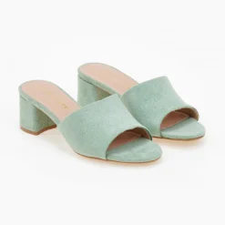 The Fashion Project Mules Suede με φαρδιά φάσα - Βεραμάν -Γόβες Εκπτώσεις mules suede me fardia fasa 100886 uj5t