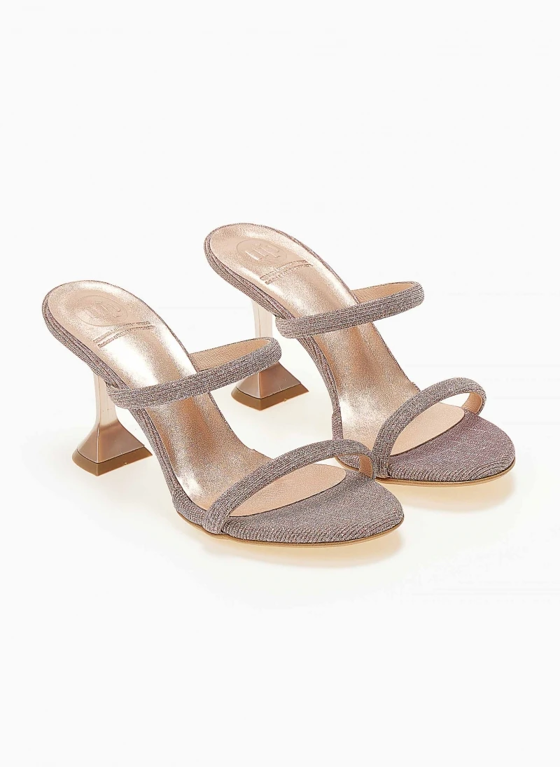 Mules από ύφασμα ιριδίζον Tfp - Χαλκός 6 Mules από ύφασμα ιριδίζον Tfp - Χαλκός - Image 6