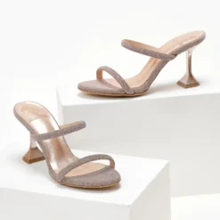 Mules από ύφασμα ιριδίζον Tfp - Χαλκός 11 Mules από ύφασμα ιριδίζον Tfp - Χαλκός -Γόβες Εκπτώσεις mules tfp apo ufasma iridizon 104314 m2lu