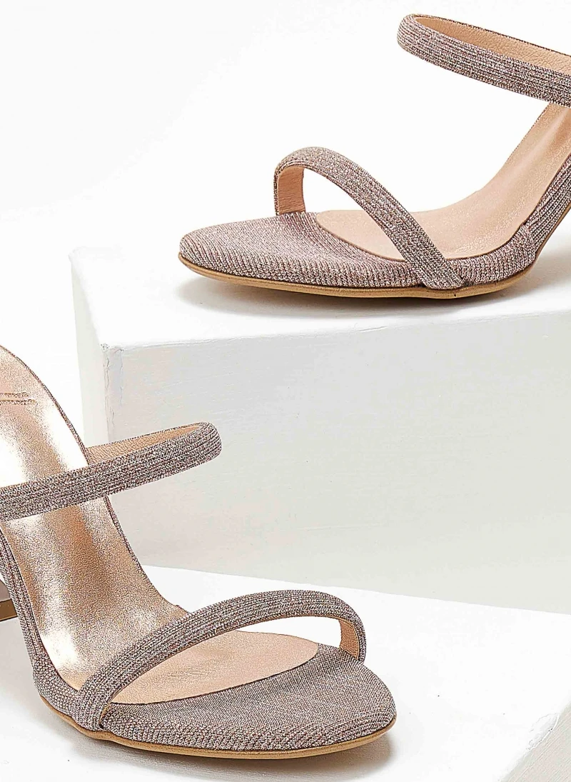 Mules από ύφασμα ιριδίζον Tfp - Χαλκός 3 Mules από ύφασμα ιριδίζον Tfp - Χαλκός - Image 3