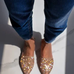 Mules με Strass Tfp - Χαλκός -Γόβες Εκπτώσεις mules tfp me strass 103368 5mod
