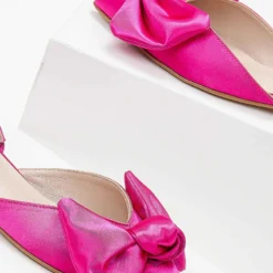 IRIS Mules σατέν με φιόγκο Tfp - Φούξια -Γόβες Εκπτώσεις mules tfp saten me fiogko 102668 bwcv