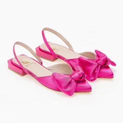 IRIS Mules σατέν με φιόγκο Tfp - Φούξια -Γόβες Εκπτώσεις mules tfp saten me fiogko 102668 xxp6