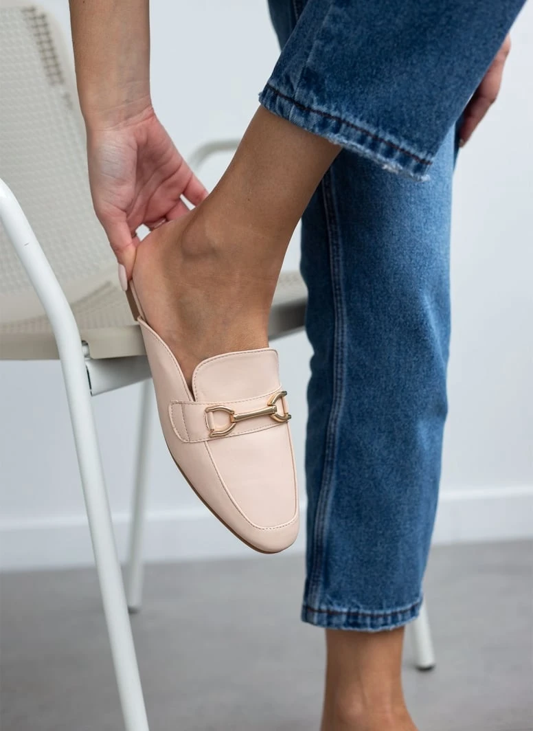 The Fashion Project Mules κλειστά με εξωτερική ραφή - Μπεζ 4 The Fashion Project Mules κλειστά με εξωτερική ραφή - Μπεζ - Image 4