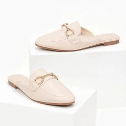 The Fashion Project Mules κλειστά με εξωτερική ραφή - Μπεζ 11 The Fashion Project Mules κλειστά με εξωτερική ραφή - Μπεζ -Γόβες Εκπτώσεις mules xwris takouni me ekswteriki rafi 99994 d1bi