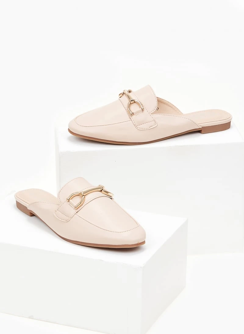 The Fashion Project Mules κλειστά με εξωτερική ραφή - Μπεζ 5 The Fashion Project Mules κλειστά με εξωτερική ραφή - Μπεζ - Image 5