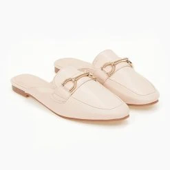 The Fashion Project Mules κλειστά με εξωτερική ραφή - Μπεζ 12 The Fashion Project Mules κλειστά με εξωτερική ραφή - Μπεζ -Γόβες Εκπτώσεις mules xwris takouni me ekswteriki rafi 99994 tirn